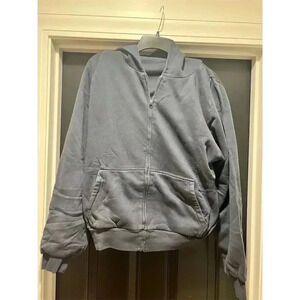 Yeezy Gap Unisex Gray Zip-Up Hoodie Jacket Size M Casual